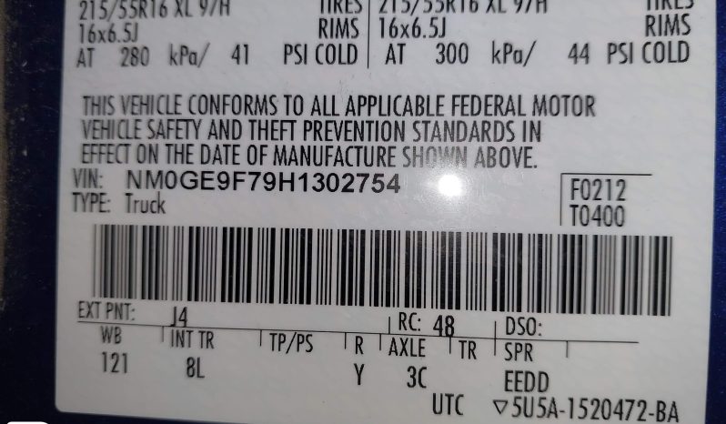 
								2017 Ford Transit full									