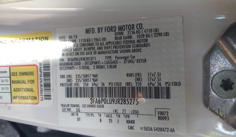 
								2018 Ford Fusion full									