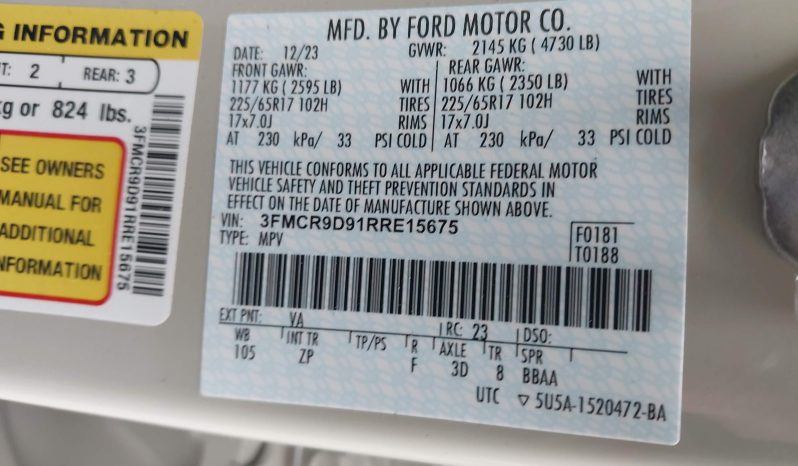 
								2024 Ford Bronco Sport full									