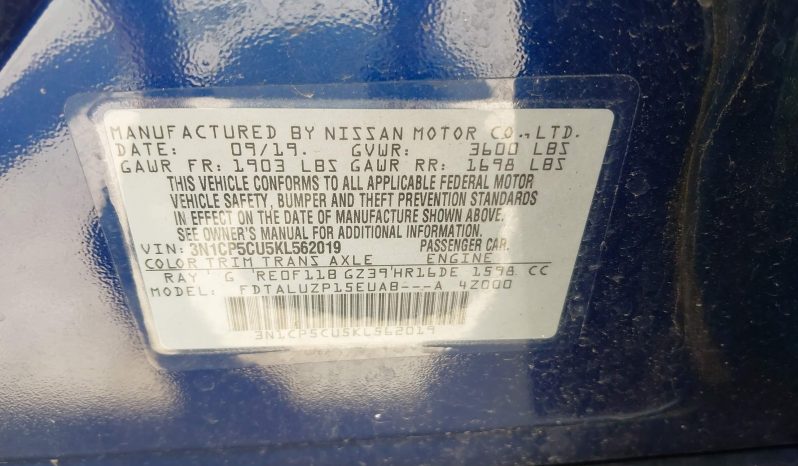 
								2019 Nissan Kicks full									