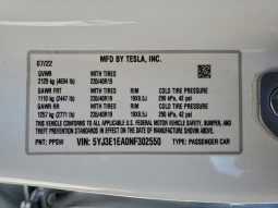 
										2022 Tesla MODEL 3 full									