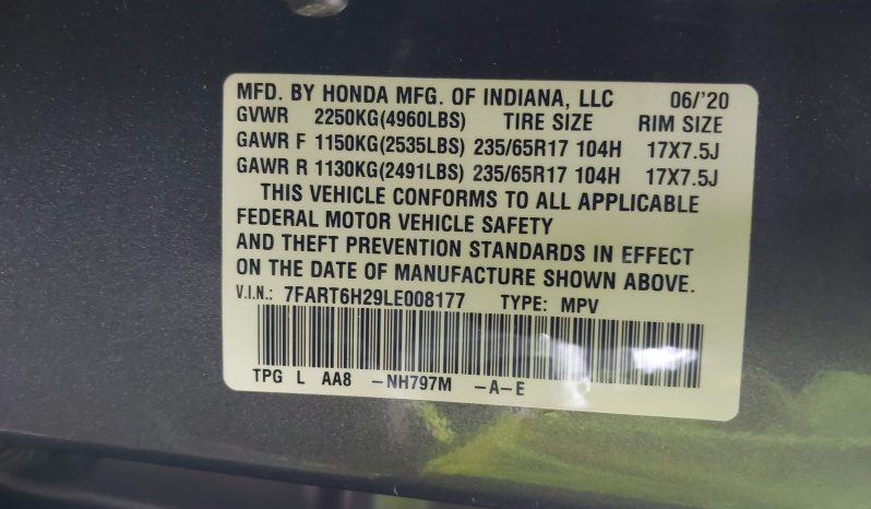 
								2020 Honda CR-V full									