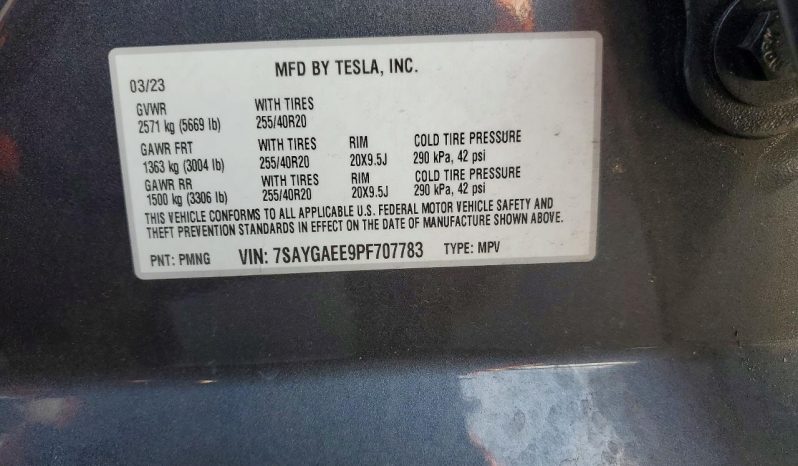 
								2023 Tesla MODEL Y full									