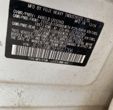 
								SUBARU Forester 2015 full									