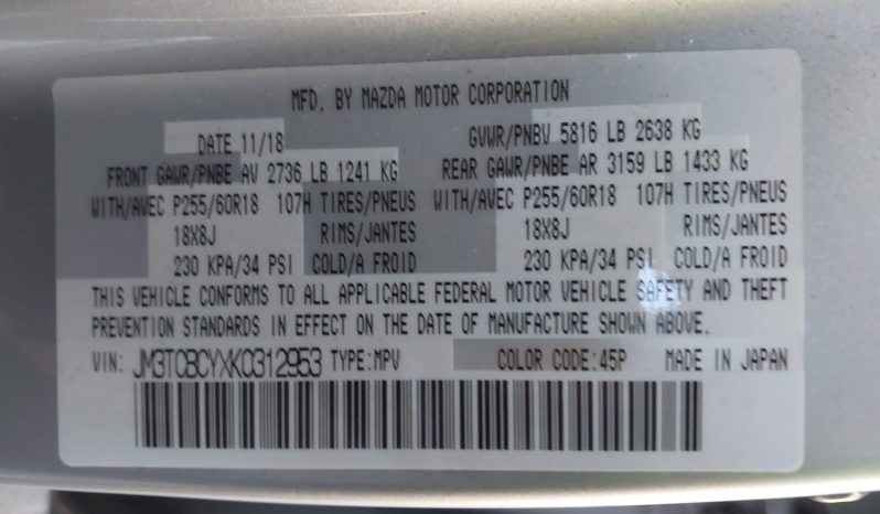 
								2019 Mazda CX-9 full									