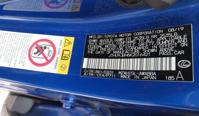 
								2019 Lexus UX 250H full									