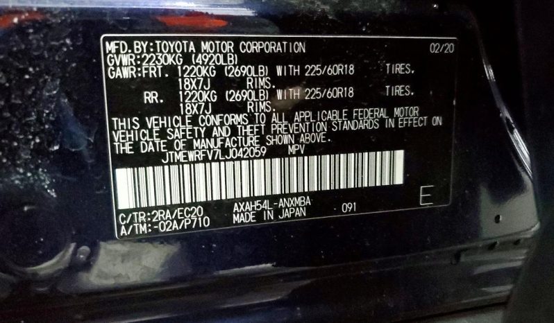 
								2020 Toyota RAV4 full									