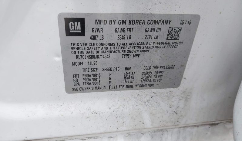 
								2018 Chevrolet Trax full									