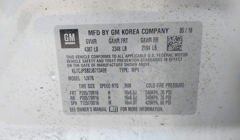 
								2018 Chevrolet Trax full									