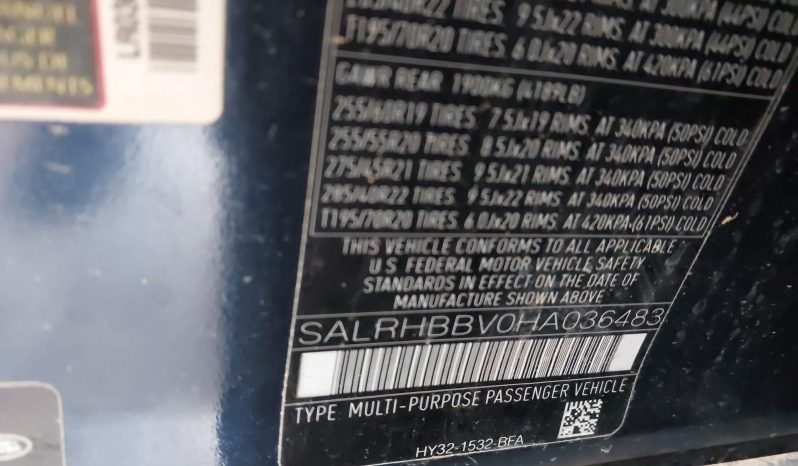 
								2017 Land Rover Discovery full									