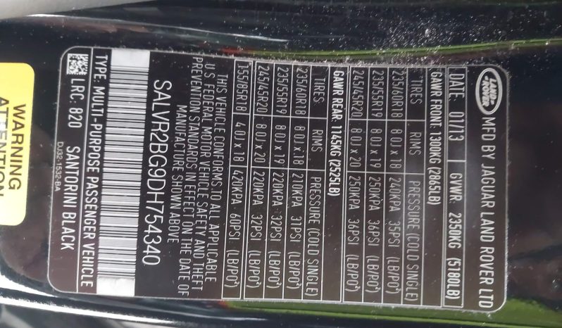 
								Land Rover Range Rover Evoque full									