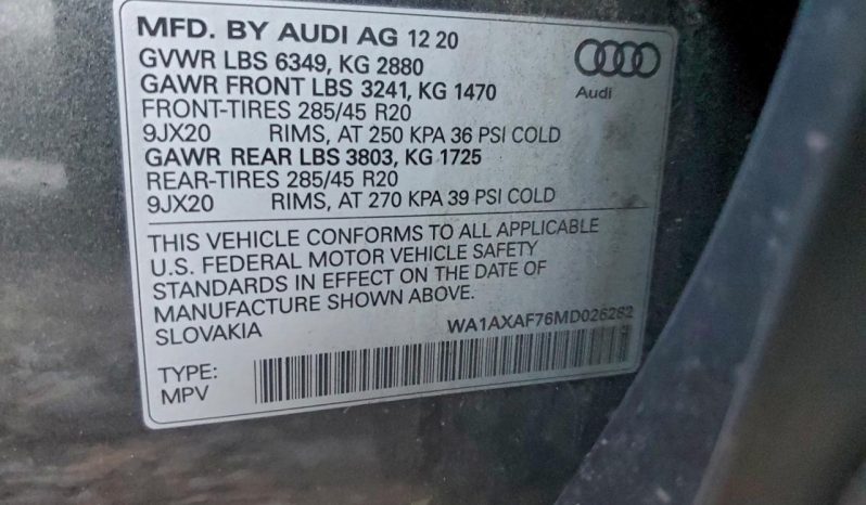 
								2021 Audi Q7 full									