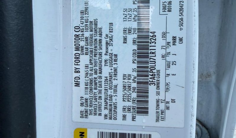 
								2019 Ford Fusion full									