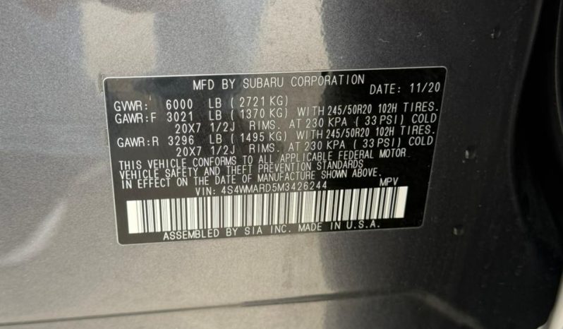 
								2020 Subaru Ascent full									