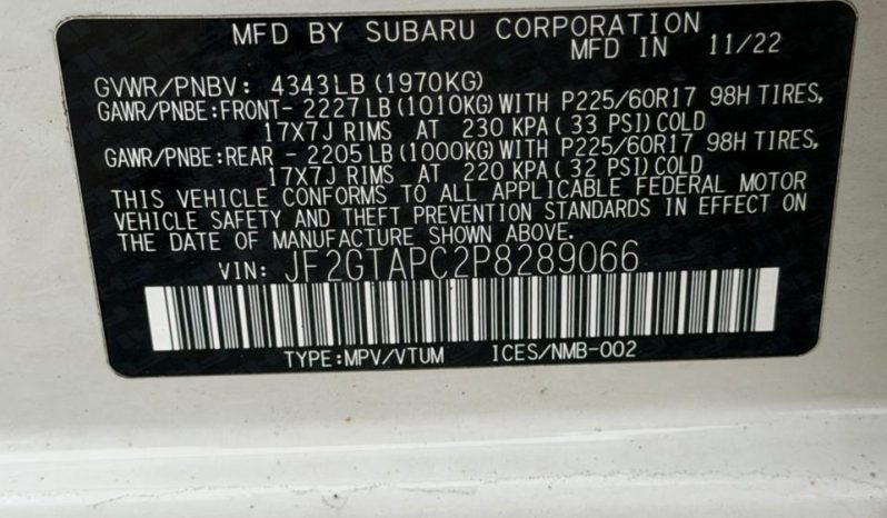 
								2023 Subaru Crosstrek full									