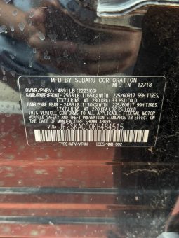 
										2019 Subaru Forester full									