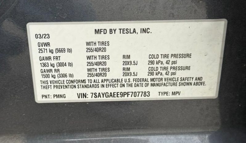 
								2023 Tesla MODEL Y full									