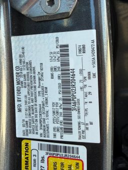 
										2018 Ford Fusion full									