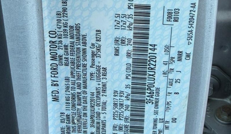 
								FORD FUSION full									