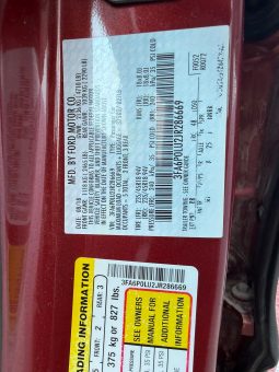 
										2018 Ford Fusion full									