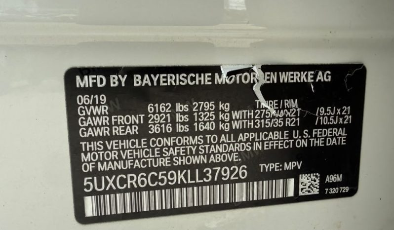 
								2019 BMW X5 full									
