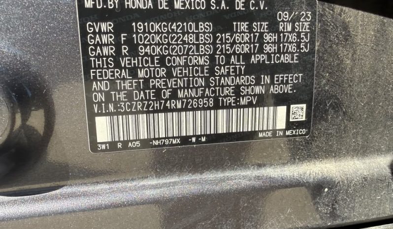 
								Honda HR-V full									
