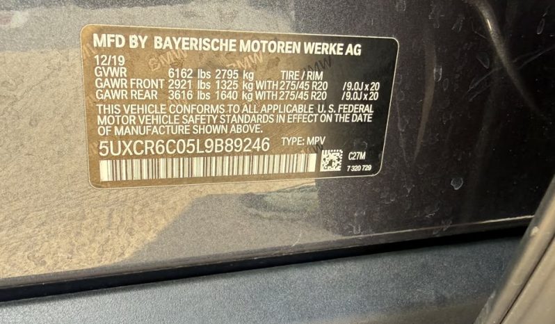 
								2020 BMW X5 full									