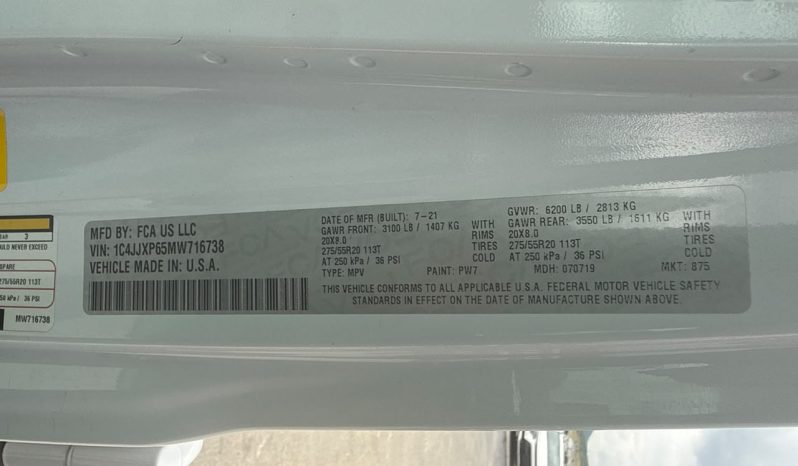 
								2021 Jeep Wrangler full									