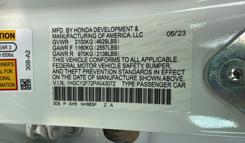
								2023 Honda Accord, Hybrid Sport-L full									
