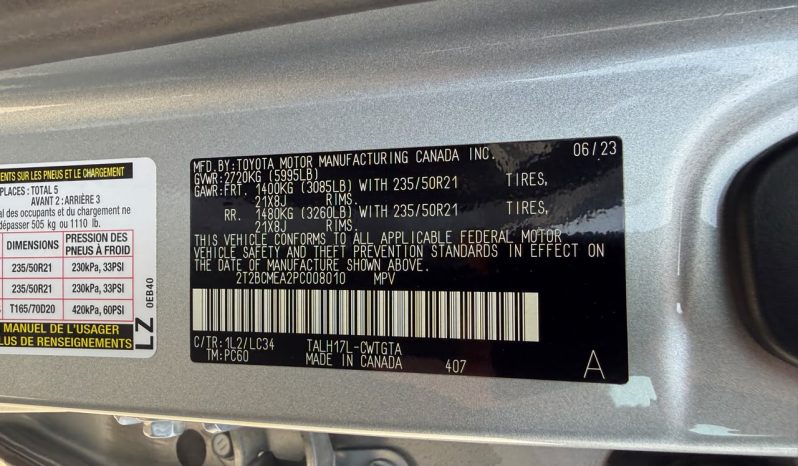 
								2023 Lexus RX full									