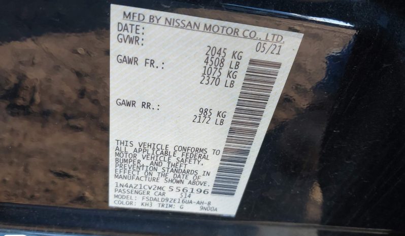 
								2021 Nissan Leaf, Sv 40 Kwh full									