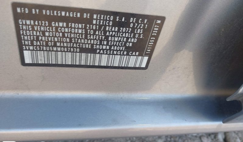 
								2021 Volkswagen Jetta, 1.4T R-Line/1.4T S/1.4T Se full									