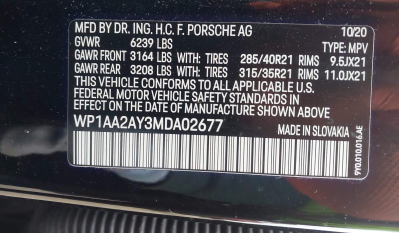 
								Porsche Cayenne full									