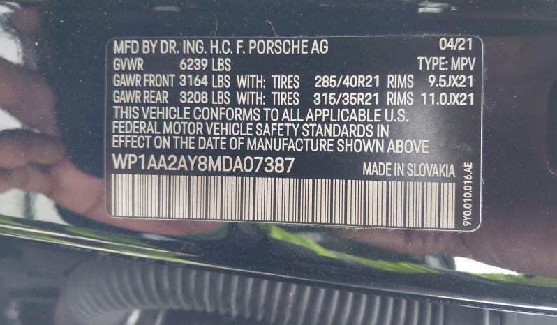 
								Porsche Cayenne full									