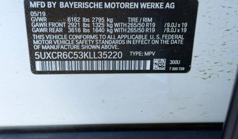 
								2019 BMW X5, Xdrive40I full									