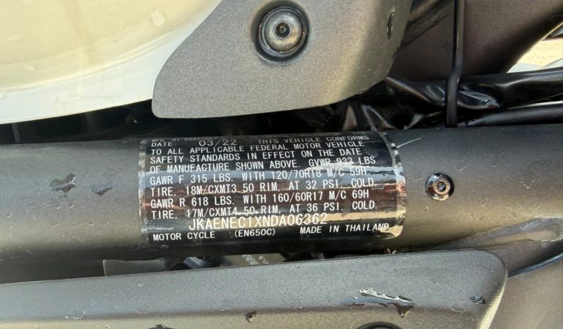 
								2022 Kawasaki EN650, C full									