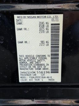 
										2021 Nissan Leaf, Sv 40 Kwh full									