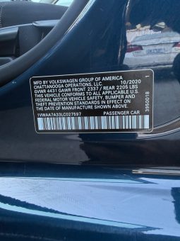 
										2020 Volkswagen Passat, S full									