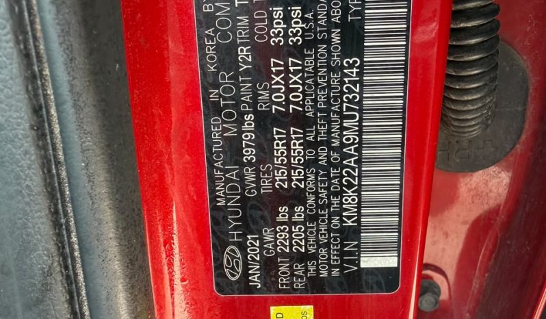 
								2021 Hyundai Kona, Sel full									