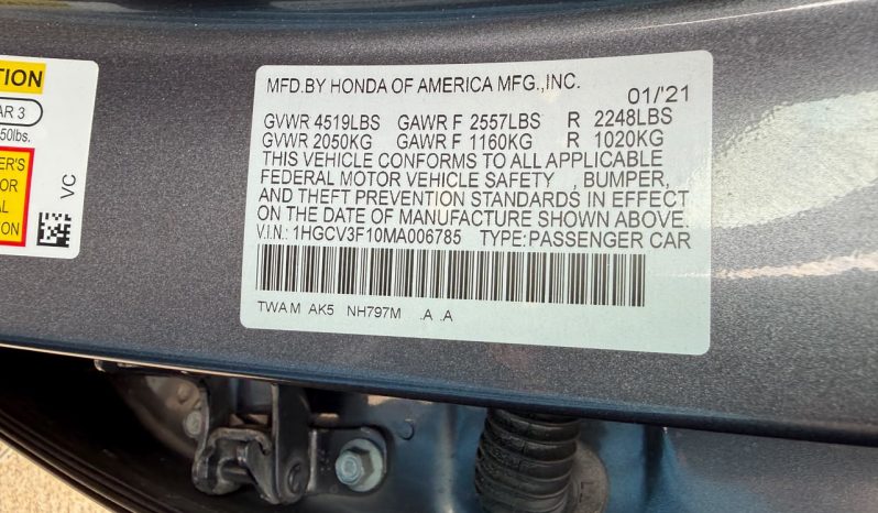 
								Honda Accord Hybrid full									