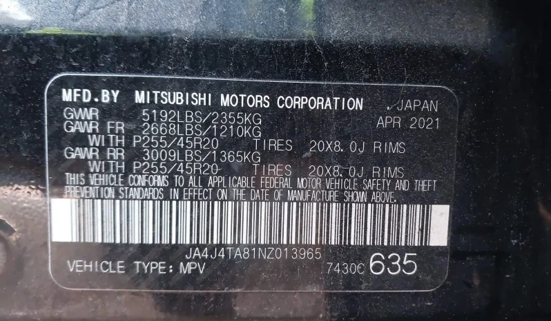 
								2022 Mitsubishi Outlander full									