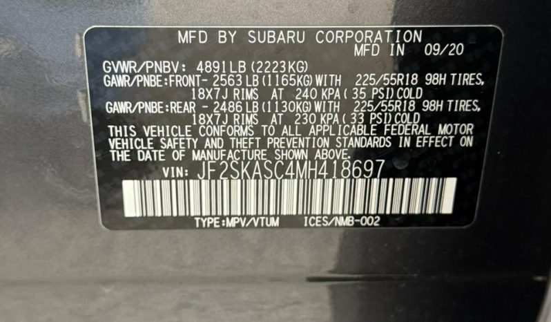 
								2020 Subaru Forester, Limited full									