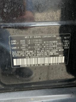 
										2018 Subaru Outback, 2.5I Limited full									