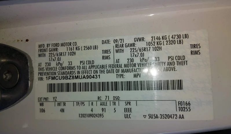 
								Ford Escape full									