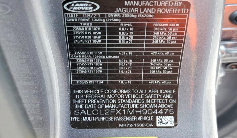 
								Land Rover Discovery Sport full									