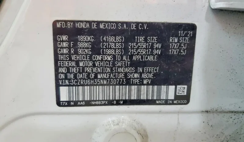 
								Honda HR-V full									