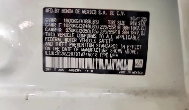 
								Honda HR-V full									