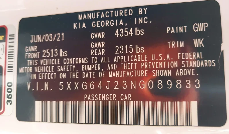 
								KIA K5 full									