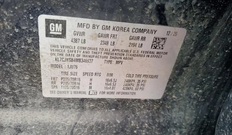 
								Chevrolet Trax full									