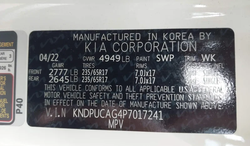 
								KIA Sportage Hybrid full									